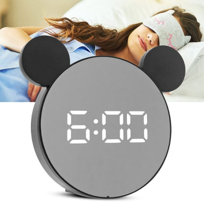 Réveil miroir numérique intelligent en forme mickey mouse - تنزوت