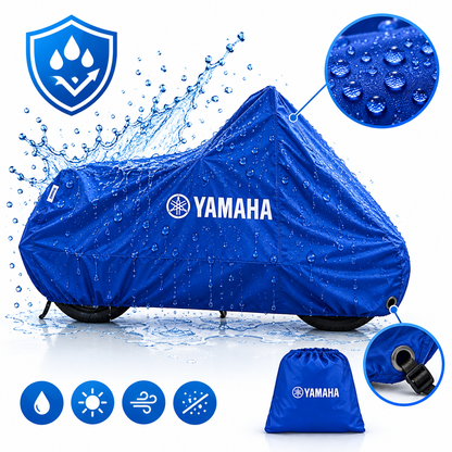 Bâche de Protection pour Moto Imperméable – Anti-UV, Anti-Poussière et Coupe-Vent - غطاء حماية للدراجة النارية مقاوم للماء – حماية من الأشعة فوق