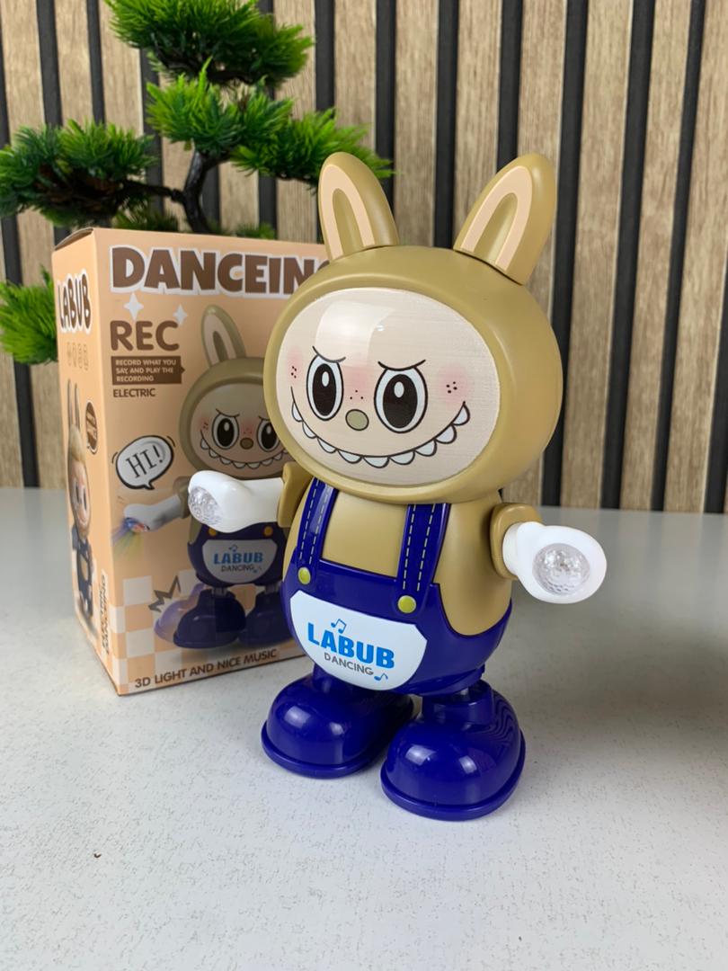 Labubu jouet dansant et chantant avec projecteur sonore et lumineux