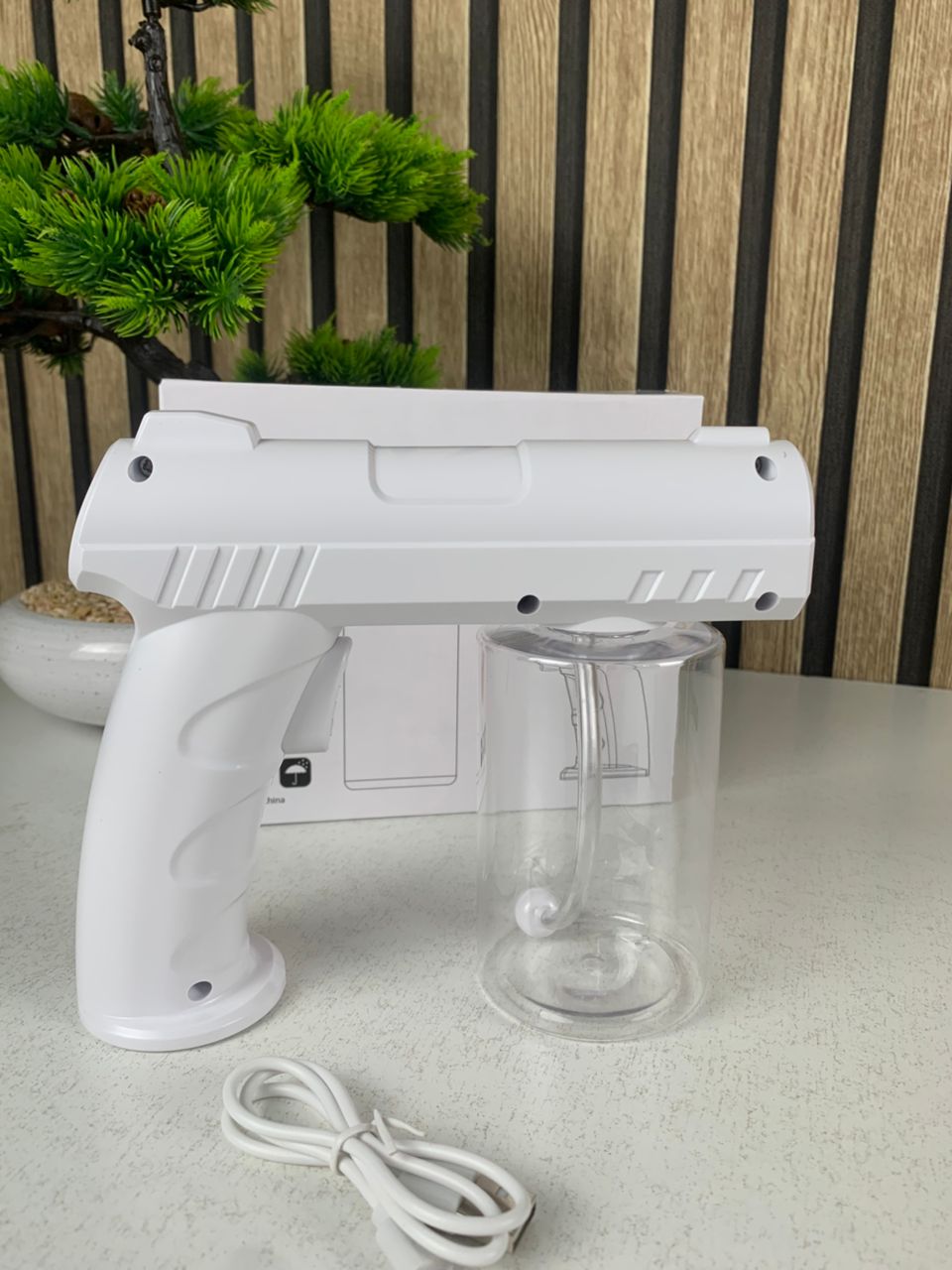 Pistolet pulvérisateur de désinfection sans fil 280 ml rechargeable par USB – جهاز تنظيف وتعقيم