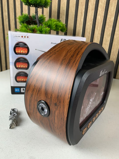 Haut Parleur Bluetooth sans fil Motif Flamme Style Rétro FP-535 – مكبر صوت بلوتوث