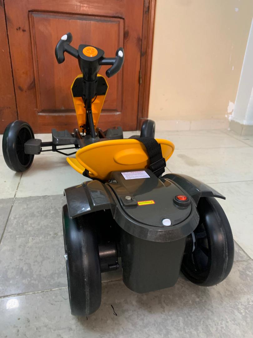 Voiture karting électrique pliable 12V pour enfants avec marche arrière – سيارة سباق كهربائية للأطفال