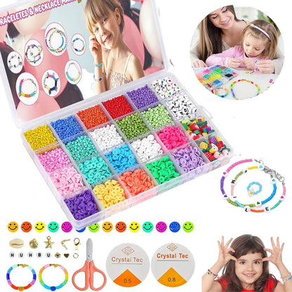 Ensemble de pendentifs en argile pour la fabrication de bijoux enfant تنزوت