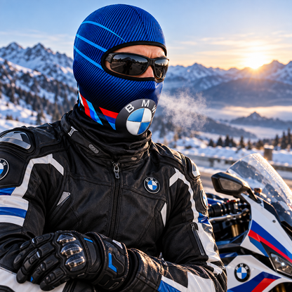 Cagoule Moto Thermique Balaclava BMW - قناع واقي وجه كامل حراري للدراجات النارية