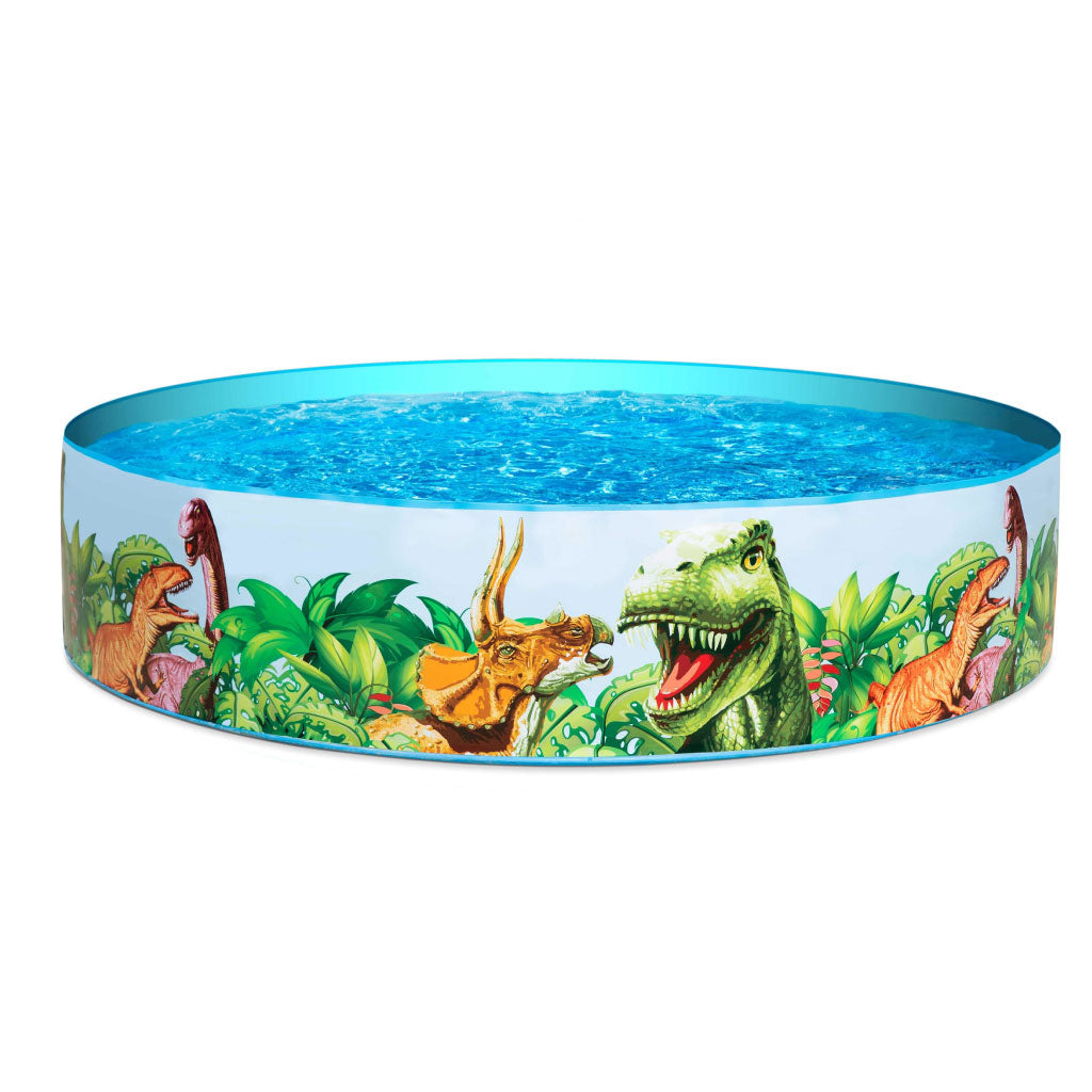 Piscine Dinosaure Ronde en Vinyle et PVC 244x46cm