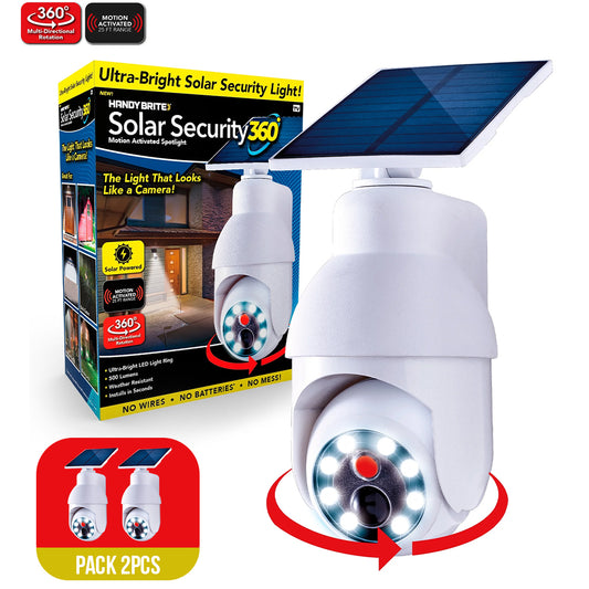 PACK X2 Fausse caméra et lampe solaire à détecteur de mouvement – مصباح ليلي على شكل كاميرة