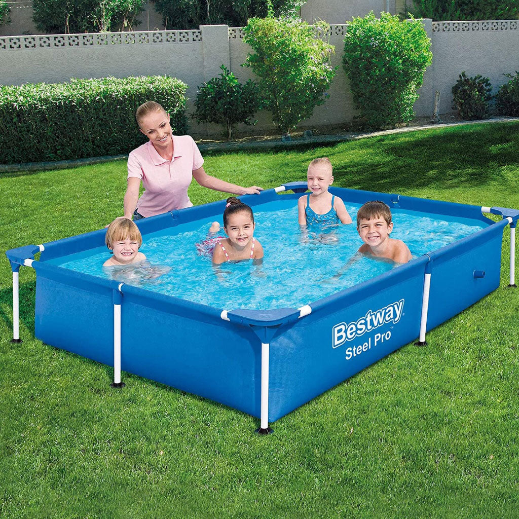 Steel Pro™ Piscine Rectangulaire 221 x 150 x 43cm Bestway 56401