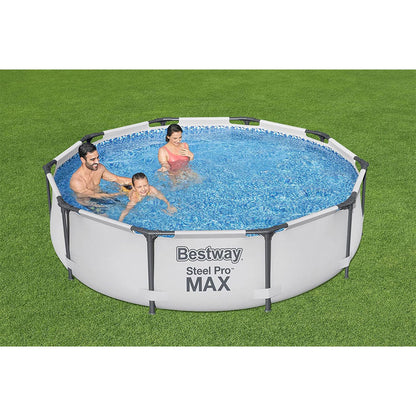 Steel Pro Max™ Piscine Ronde Avec Filtre et Pompe