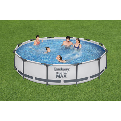 Steel Pro Max™ Piscine Ronde Avec Filtre et Pompe 366x76cm Bestway