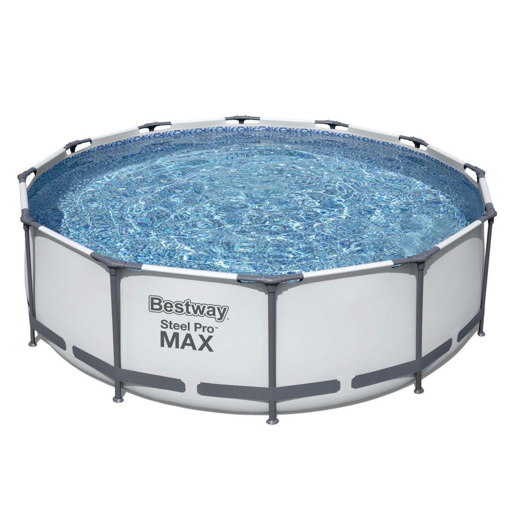 Steel Pro Max™ Piscine Ronde Avec Pompe Filtrante et Echelle 366x100cm Bestway