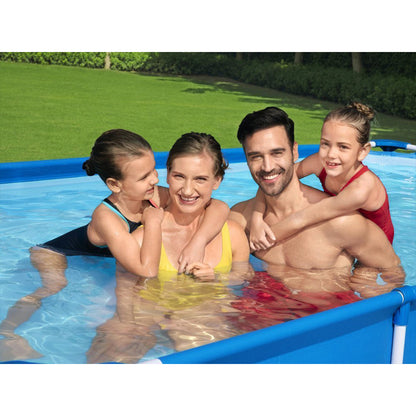 Steel Pro™ Piscine Rectangulaire Avec Pompe Filtrante 400 x 211 x 81 cm Bestway