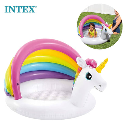 INTEX Piscine Gonflable pour Enfants, Centre de Jeux Aquatiques 57113NP تنزوت