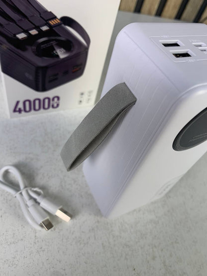 Power Bank Hoco J-005 Premium 40000mAh - باور بانك حجم كبير بسعة 40,000 مللي أمبير