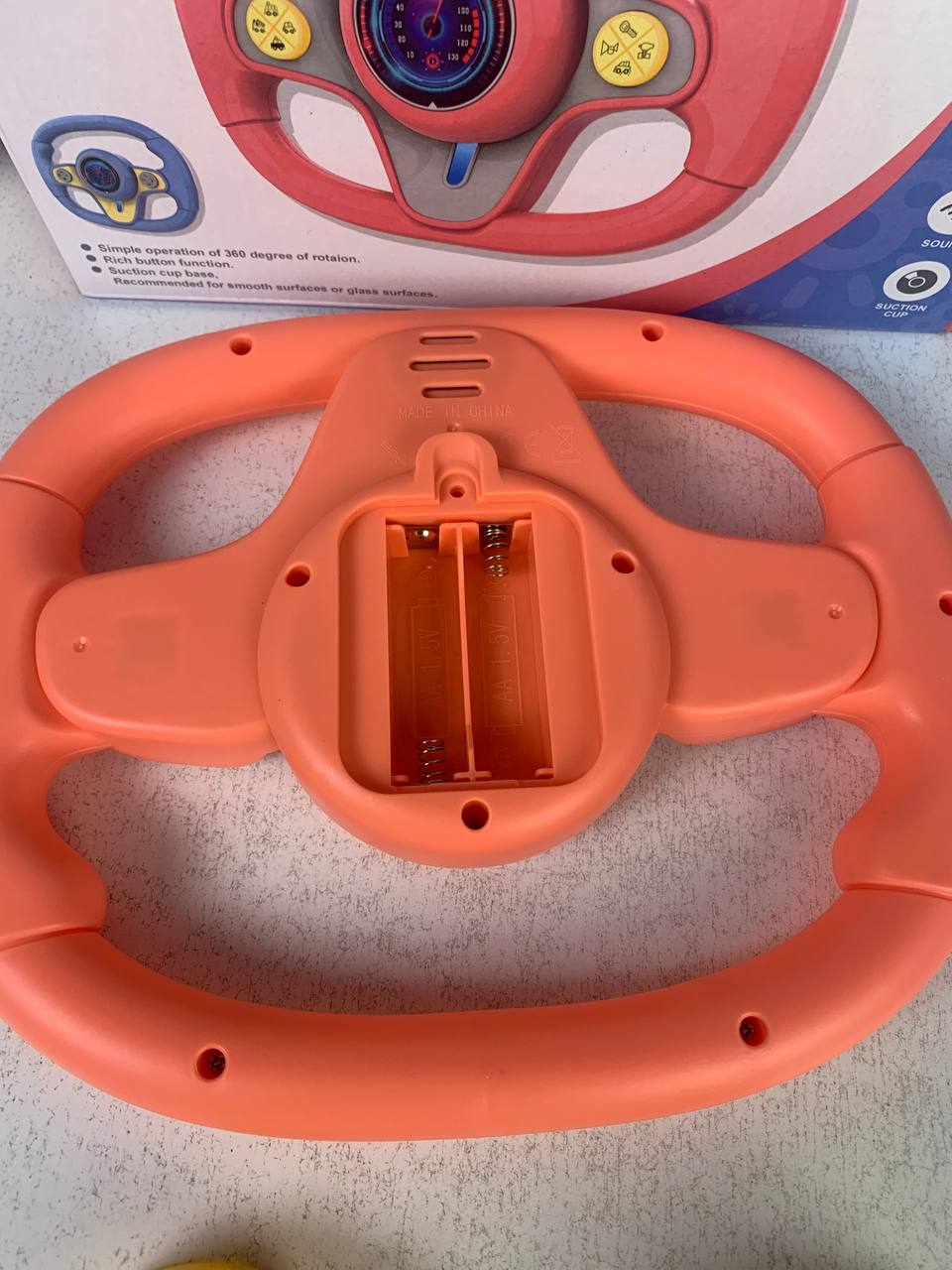 Jouet Volant Interactif pour Enfants KX3702 - لعبة مقود القيادة التفاعلية للأطفال (تعليمية وممتعة)
