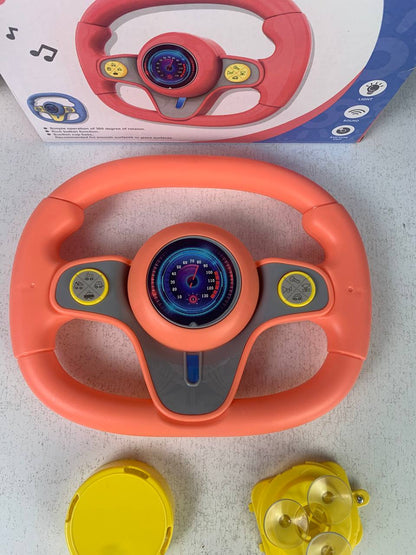 Jouet Volant Interactif pour Enfants KX3702 - لعبة مقود القيادة التفاعلية للأطفال (تعليمية وممتعة)