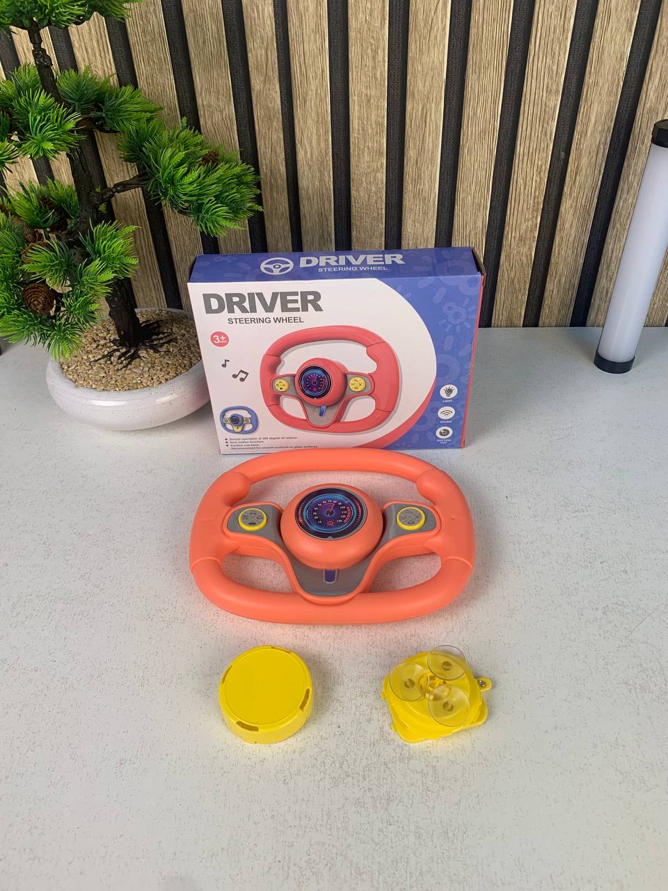 Jouet Volant Interactif pour Enfants KX3702 - لعبة مقود القيادة التفاعلية للأطفال (تعليمية وممتعة)