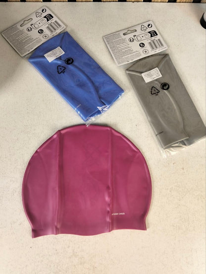 Bonnet de Natation en Silicone - Sans Latex, Confort Maximal pour Adultes - بونيه وقبعة السباحة السيليكونية