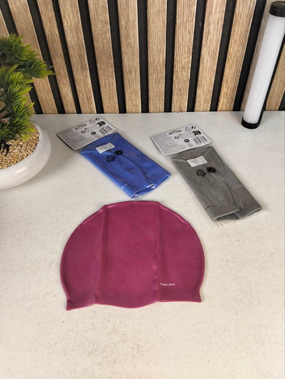 Bonnet de Natation en Silicone - Sans Latex, Confort Maximal pour Adultes - بونيه وقبعة السباحة السيليكونية