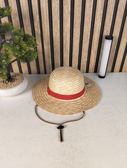 Chapeau de Paille Iconique de Luffy - Cosplay Anime One Piece - قبعة قش لوفي الأسطورية الشهيرة لعشاق أنمي ون بيس