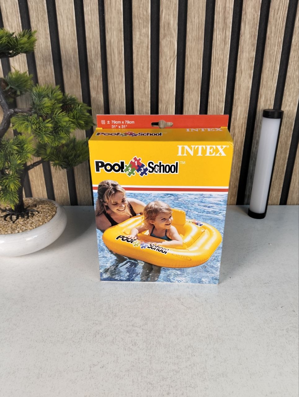Bouée Culotte Gonflable Intex Pool School pour Bébé 56587EU - عوامة المقعد المربعة المنفوخة للأطفال من إنتكس