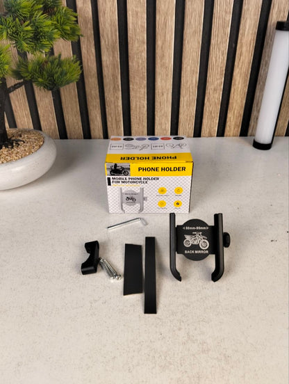Support Téléphone Vélo et Moto En Aluminium Fixation Griffe d'Aigle Ultra-Stable Orientable à 360° - حامل الهاتف المعدني والمقاوم للصدمات للدراجات النارية والبرية