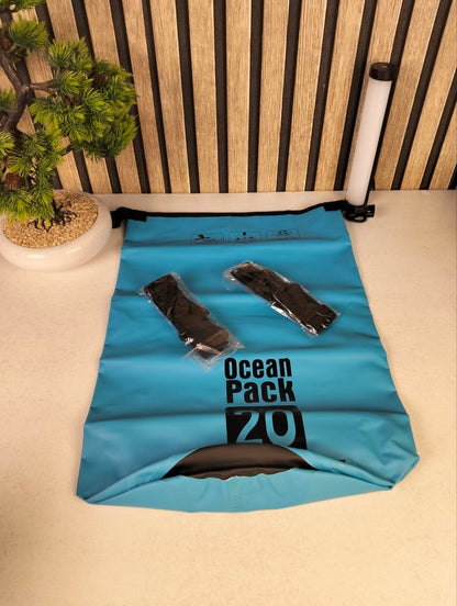 Sac Étanche Ocean Pack 20L Protection Waterproof Totale pour Kayak et Plage - حقيبة الظهر المائية المضادة للماء والتمزق أوشن باك (20 لتر)