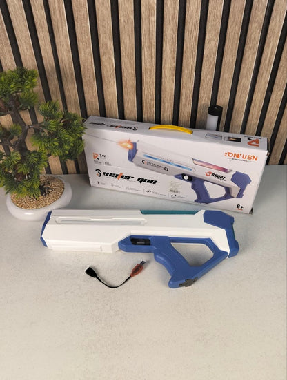 Pistolet à Eau Électrique Automatique Recharge Rapide Portée Longue Distance (8-10m) - مسدس الماء الكهربائي أوتوماتيكي التعبئة وبعيد المدى
