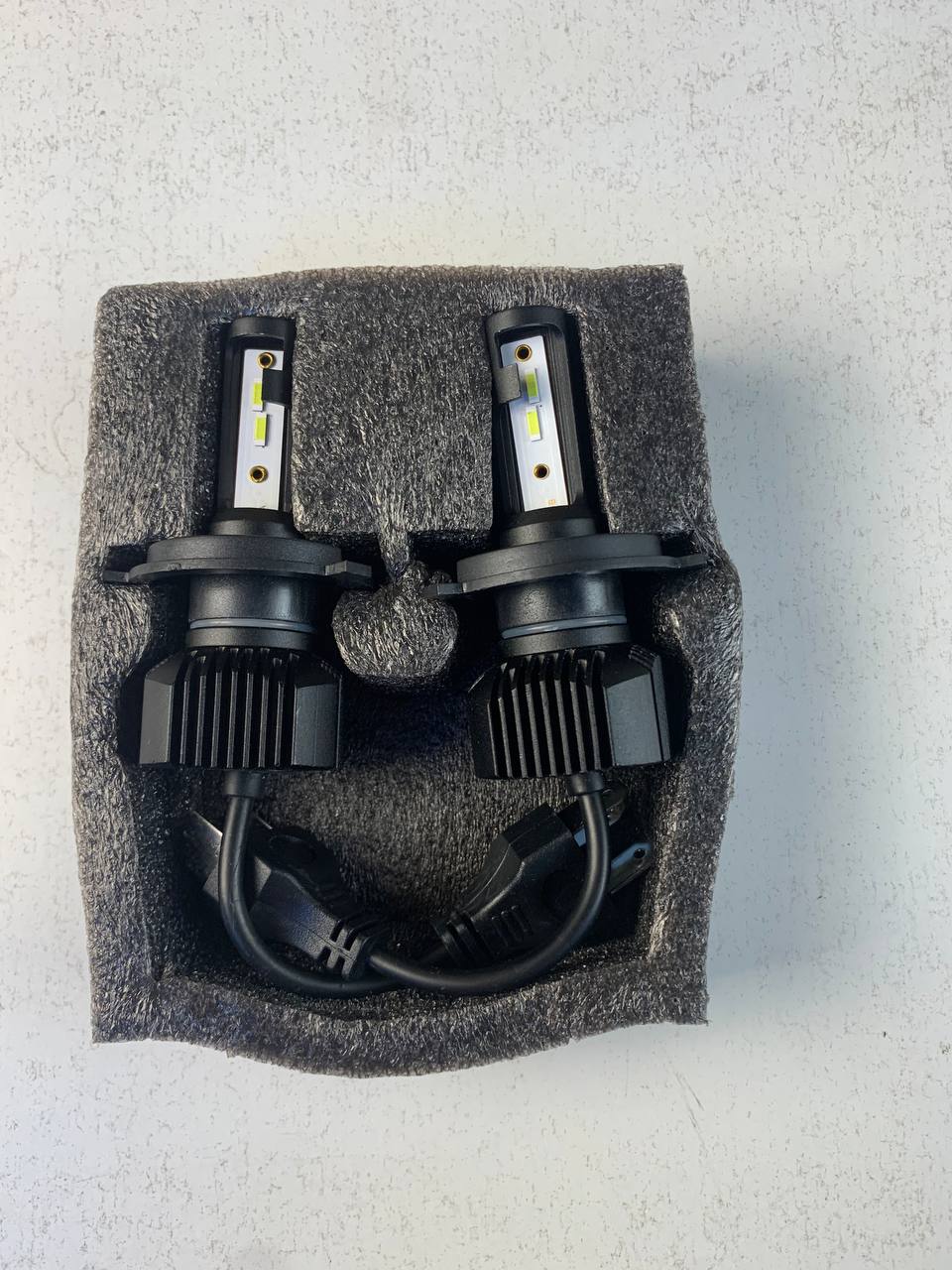 Kit Lampe de phare Canabus M1 H4 LED 6000K 60W - مصابيح إضاءة أمامية للسيارات