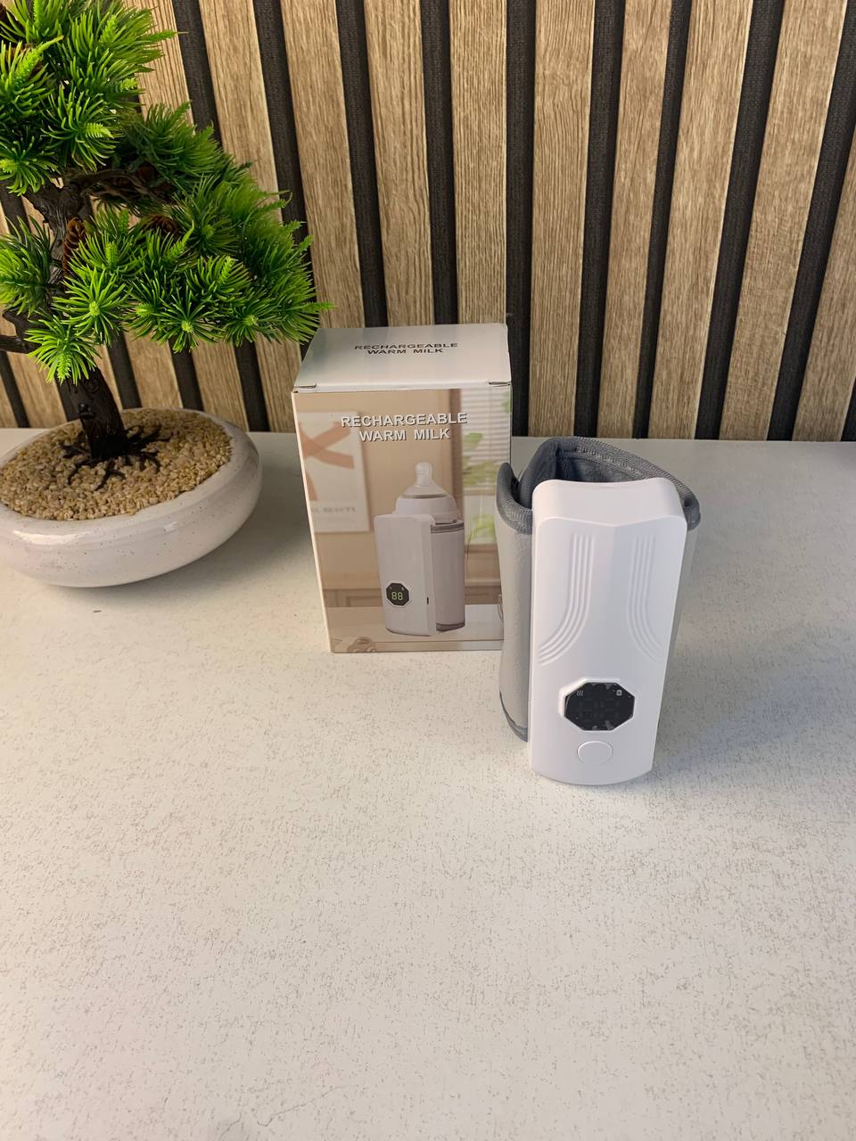 Chauffe-biberon portable rechargeable avec écran LCD et Température réglable - سخان قارورة الحليب