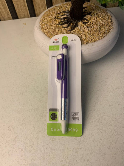 Stylo Compteur Tasbih Musulman avec Boussole - قلم ومسبحة إلكترونية ذكية 4 في 1 مع ساعة وبوصلة