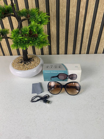 Lunettes de soleil intelligentes ecouteurs sans fil Bluetooth, appels mains libres - نظارات شمسية ذكيةو سماعات رأس لاسلكية بتقنية البلوتوث