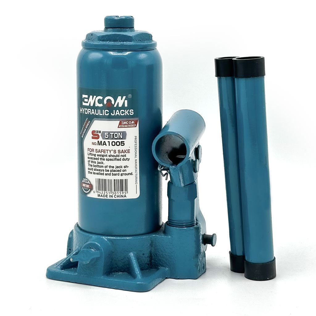 Cric bouteille hydraulique 5 tonnes avec valve de sécurité contre surcharges – حامل المركبات 5 طن