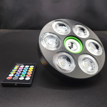 Projecteur de lumière Sonore RGB + W 4 en 1 Avec Bluetooth effet stroboscope