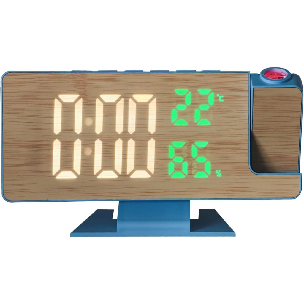 Horloge Numérique avec Projecteur LED – ساعة رقمية مع جهاز عرض