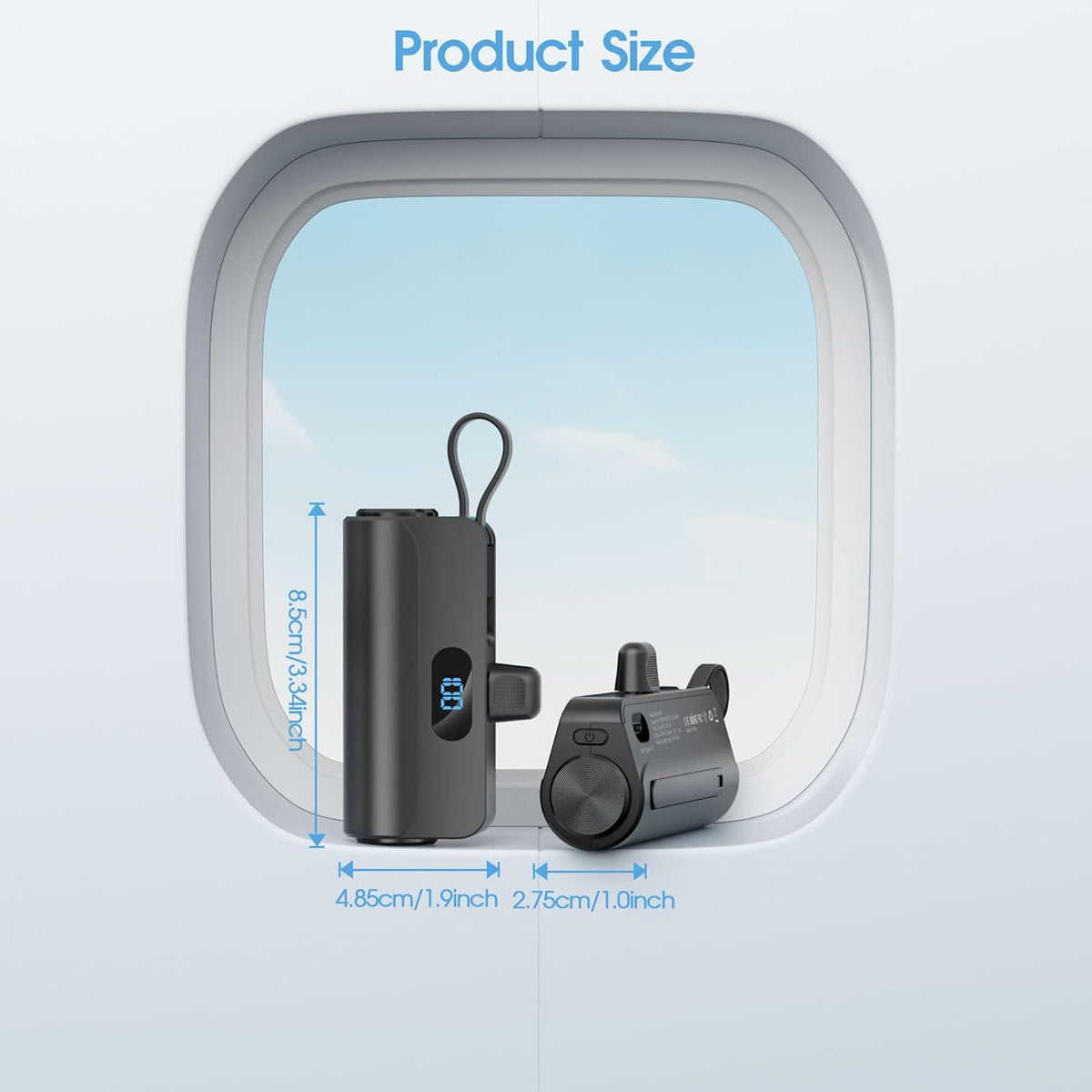 Mini Power Bank Portable Anker 10W 5000mAh avec Connecteur Direct - باور بانك مصغر ومحمول
