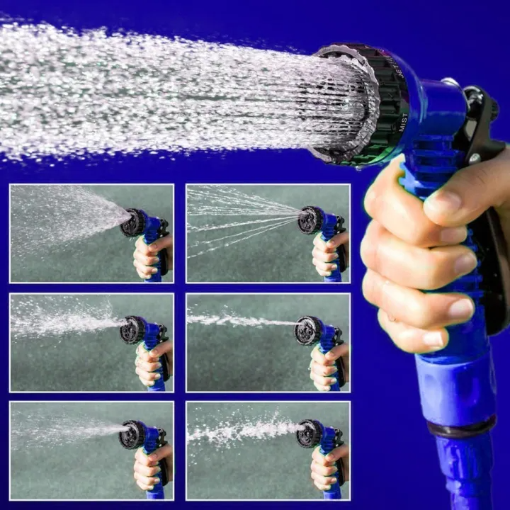 Magic hose Tuyau Arrosage Extensible et flexible 22.5M avec Pistolet à eau 7 jets