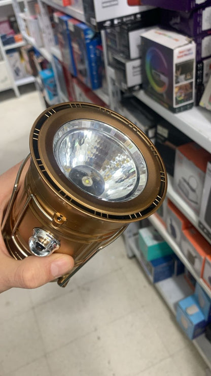 Lampe de Camping 2IN1 Rechargeable Solaire Pliable YD-3589
