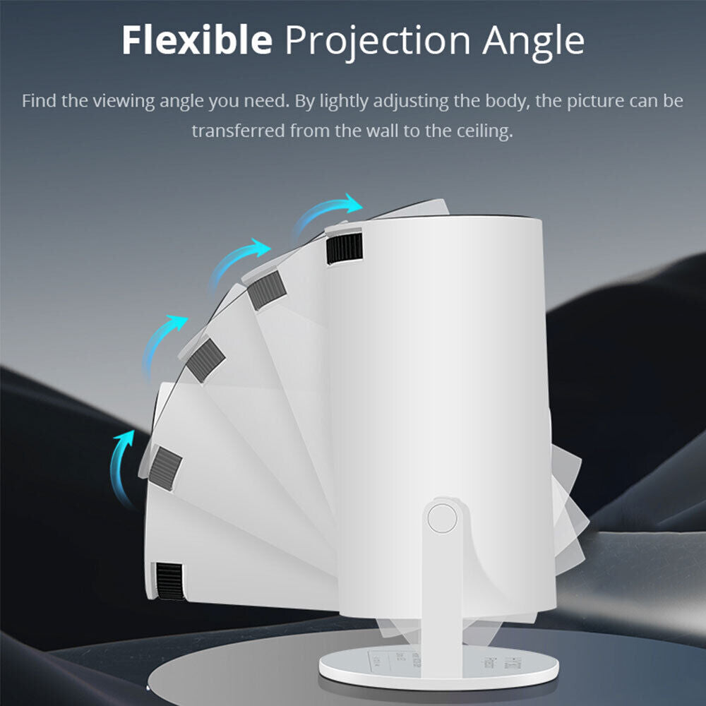 Mini Projector Multimédia Wifi Bleutooth 5.0 480p Up to 1080p - جهاز عرض ذكي ميني بروجكتر