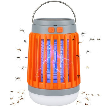 Lampe anti-moustique 3en1 fonctionne à l'énergie solaire et alimentée par batterie rechargeable