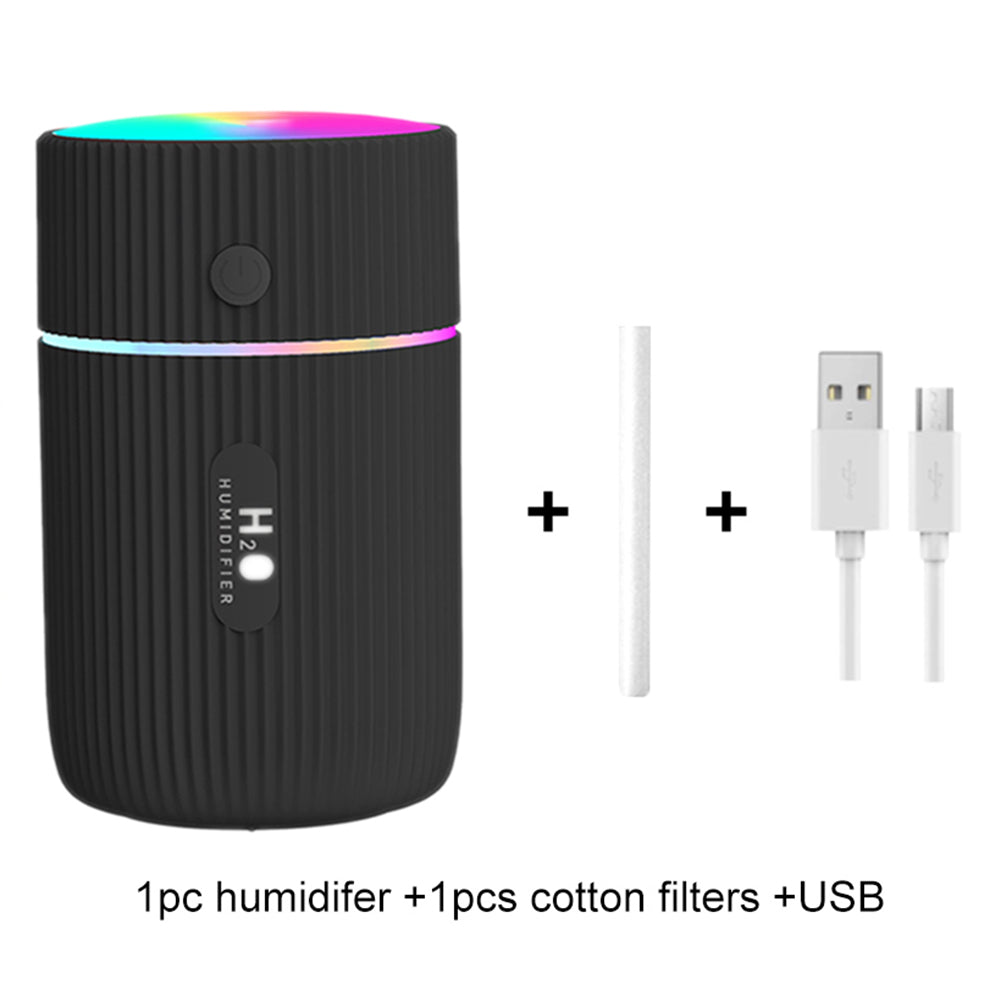 Humidificateur Ultrasonic Rgb capacité de 220 ml 2 Modes diffuseur