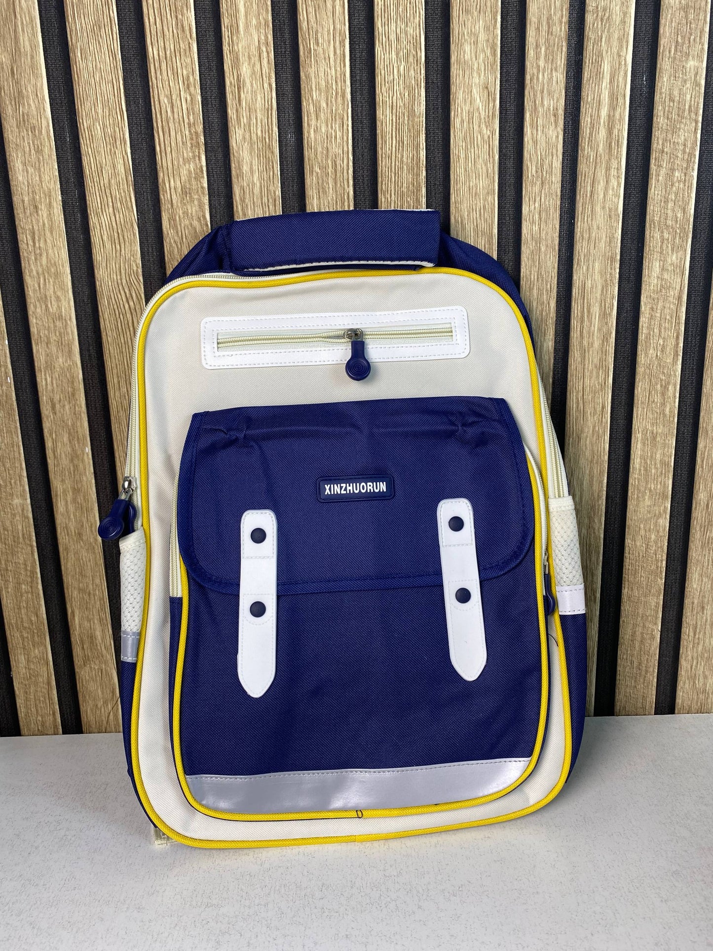 Sac à Dos Scolaire Style Kawaii Grand Volume Tissu Imperméable Bleu Nuit SACKDS01BLN - حقيبة مدرسية بتصميم كاوايي