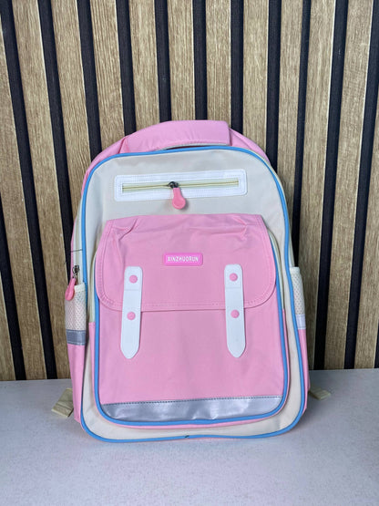 Sac à Dos Scolaire Style Kawaii Grand Volume Tissu Imperméable Rose SACKDS01RS - حقيبة مدرسية بتصميم كاوايي