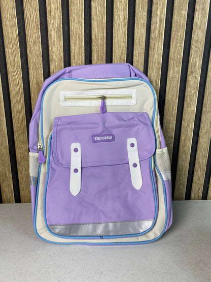 Sac à Dos Scolaire Style Kawaii Grand Volume Tissu Imperméable Mauve SACKDS01MV - حقيبة مدرسية بتصميم كاوايي