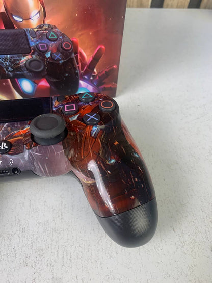 SONY DualShock Manette PS4 Sans Fil, Batterie Rechargeable (High Copy) – Edition Captain America,Street Fighter,Ragnarok, Ghost Runner et  COD BO6