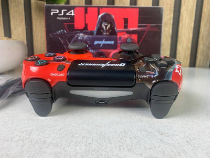 SONY DualShock Manette PS4 Sans Fil, Batterie Rechargeable (High Copy) – Edition Captain America,Street Fighter,Ragnarok, Ghost Runner et  COD BO6