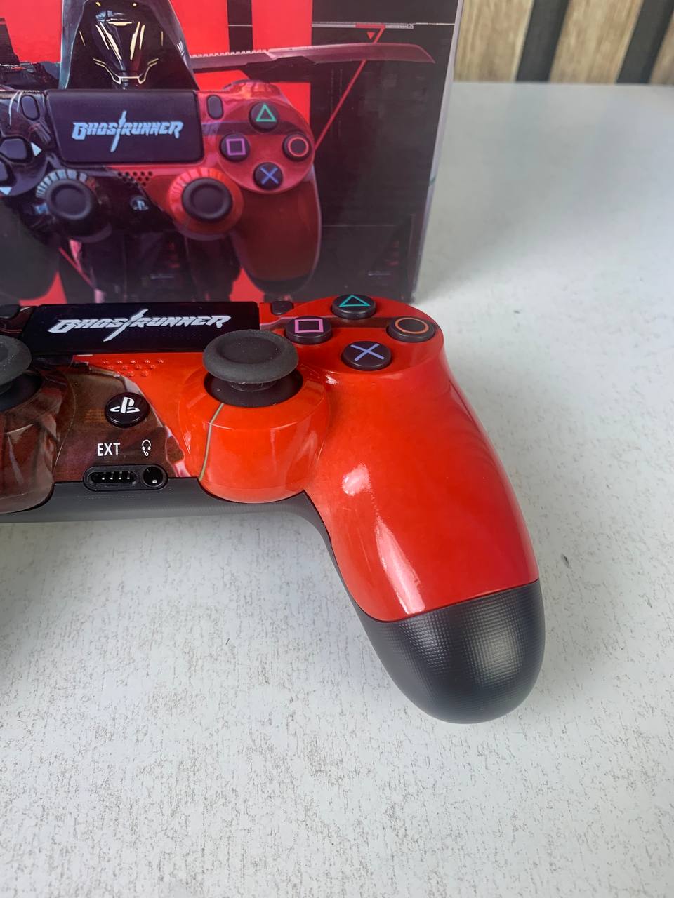 SONY DualShock Manette PS4 Sans Fil, Batterie Rechargeable (High Copy) – Edition Captain America,Street Fighter,Ragnarok, Ghost Runner et  COD BO6