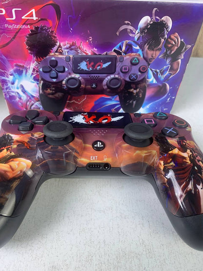 SONY DualShock Manette PS4 Sans Fil, Batterie Rechargeable (High Copy) – Edition Captain America,Street Fighter,Ragnarok, Ghost Runner et  COD BO6