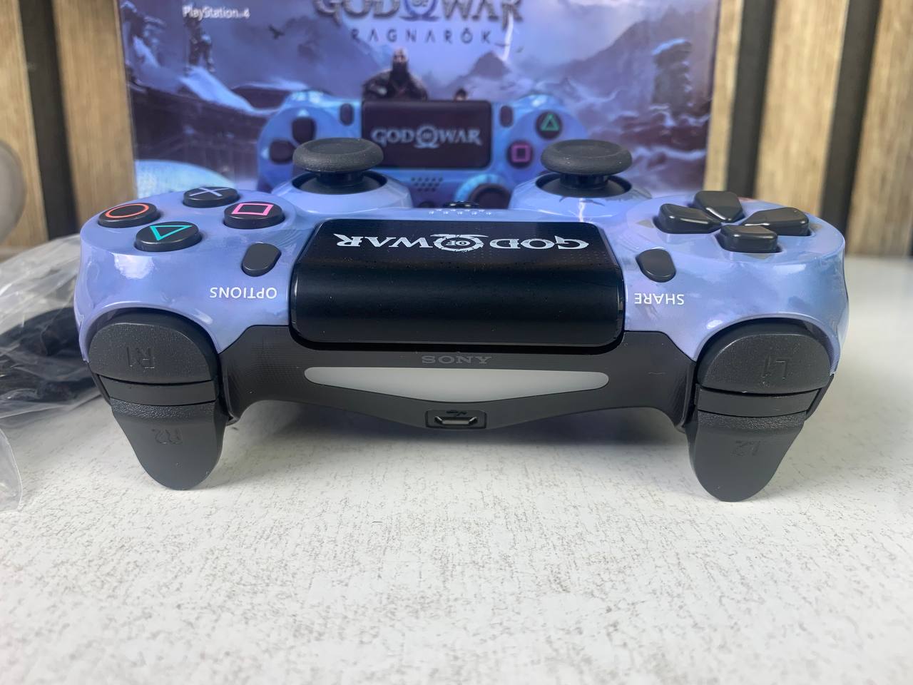 SONY DualShock Manette PS4 Sans Fil, Batterie Rechargeable (High Copy) – Edition Captain America,Street Fighter,Ragnarok, Ghost Runner et  COD BO6