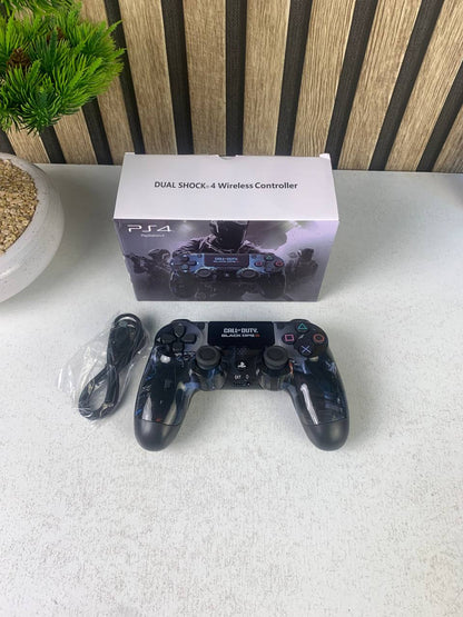 SONY DualShock Manette PS4 Sans Fil, Batterie Rechargeable (High Copy) – Edition Captain America,Street Fighter,Ragnarok, Ghost Runner et  COD BO6