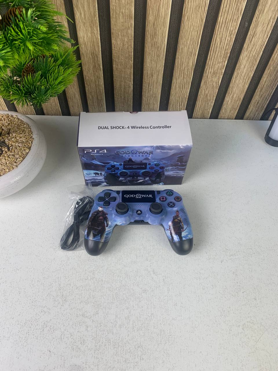 SONY DualShock Manette PS4 Sans Fil, Batterie Rechargeable (High Copy) – Edition Captain America,Street Fighter,Ragnarok, Ghost Runner et  COD BO6